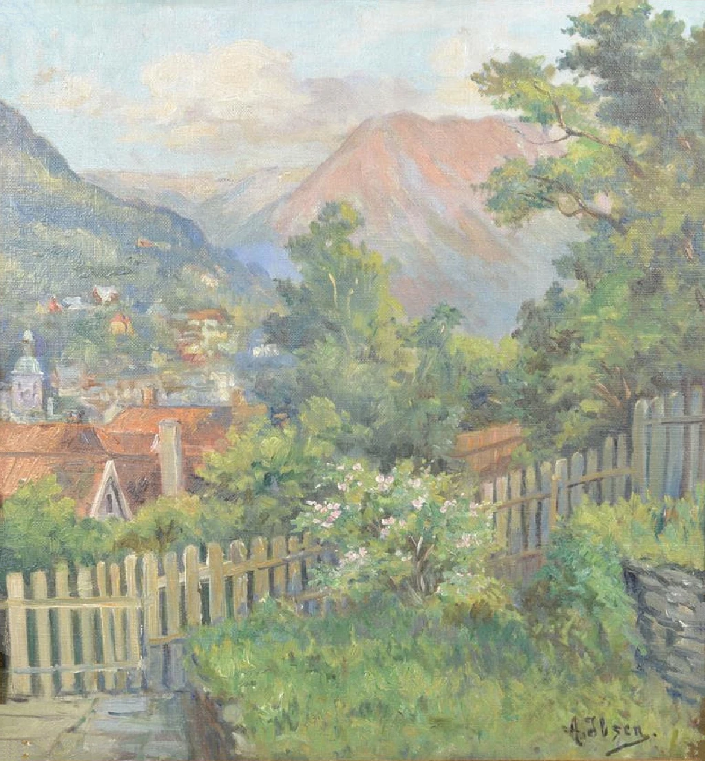 1865-Anna Sofie Brunchorst Ibsen - Paesaggio